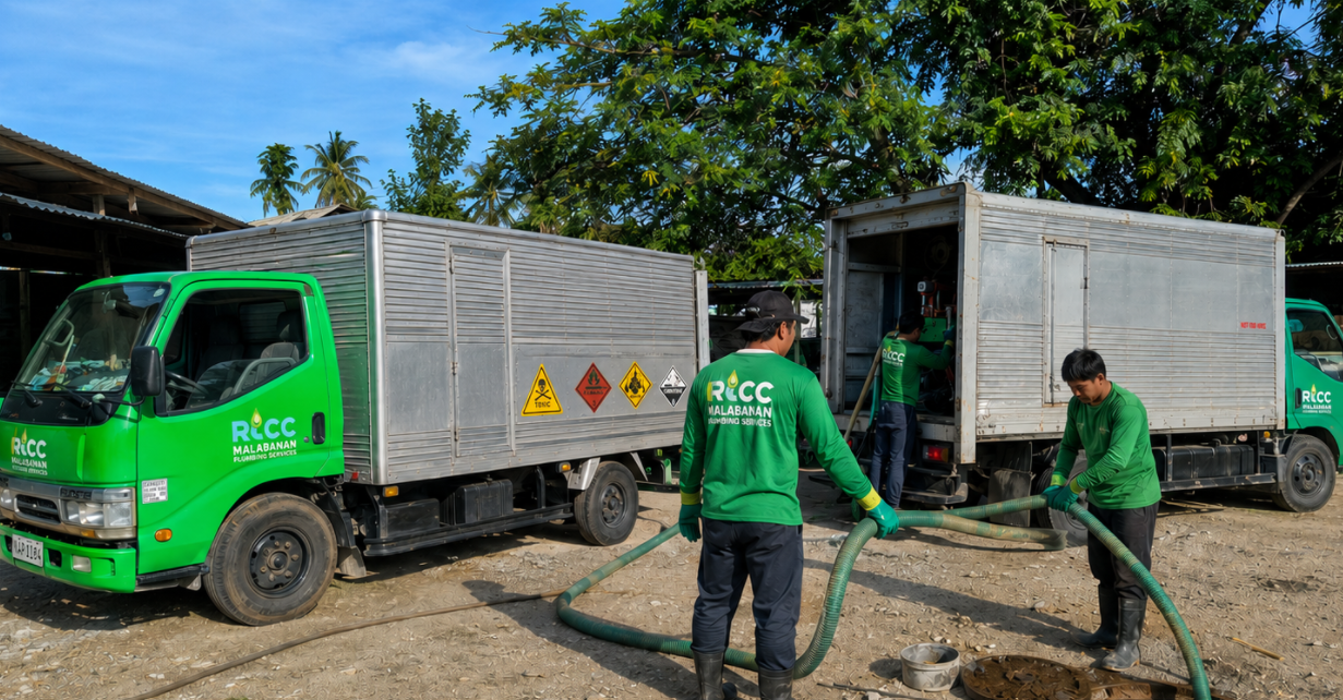 RCC Plumbing Services Malabanan crew on site